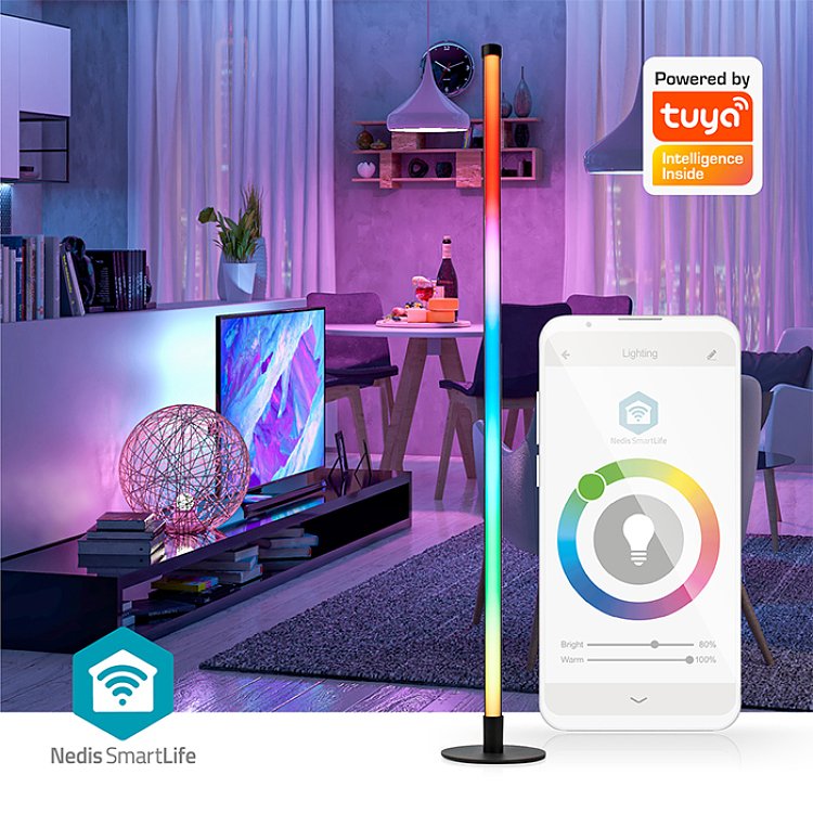 Nedis WIFILD20RGBW Wi-Fi Smart Φωτιστικό Δαπέδου LED RGBW 10W 233-2464