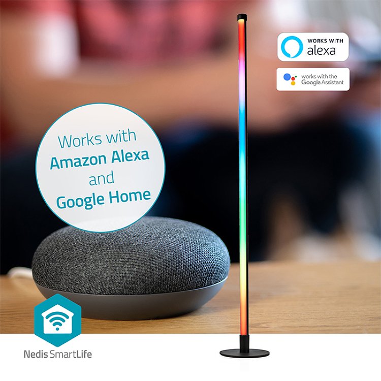 Nedis WIFILD20RGBW Wi-Fi Smart Φωτιστικό Δαπέδου LED RGBW 10W 233-2464