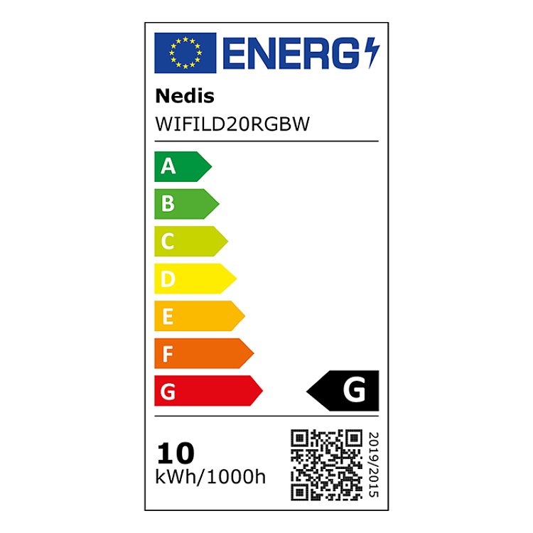 Nedis WIFILD20RGBW Wi-Fi Smart Φωτιστικό Δαπέδου LED RGBW 10W 233-2464