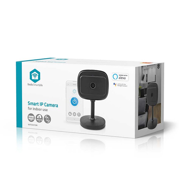 NEDIS WIFICI07CBK  Κάμερα Εσωτερικού Χώρου Wi-Fi Smart IP Full HD 1080p 233-2470
