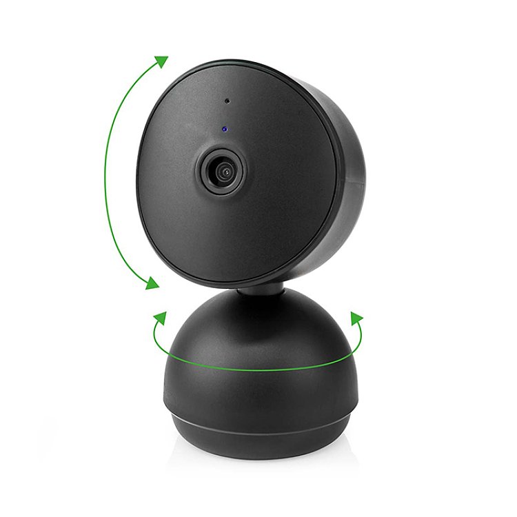 NEDIS WIFICI22CBK Κάμερα Εσωτερικού Χώρου Wi-Fi Smart IP Full HD 1080p Pan tilt 233-2497