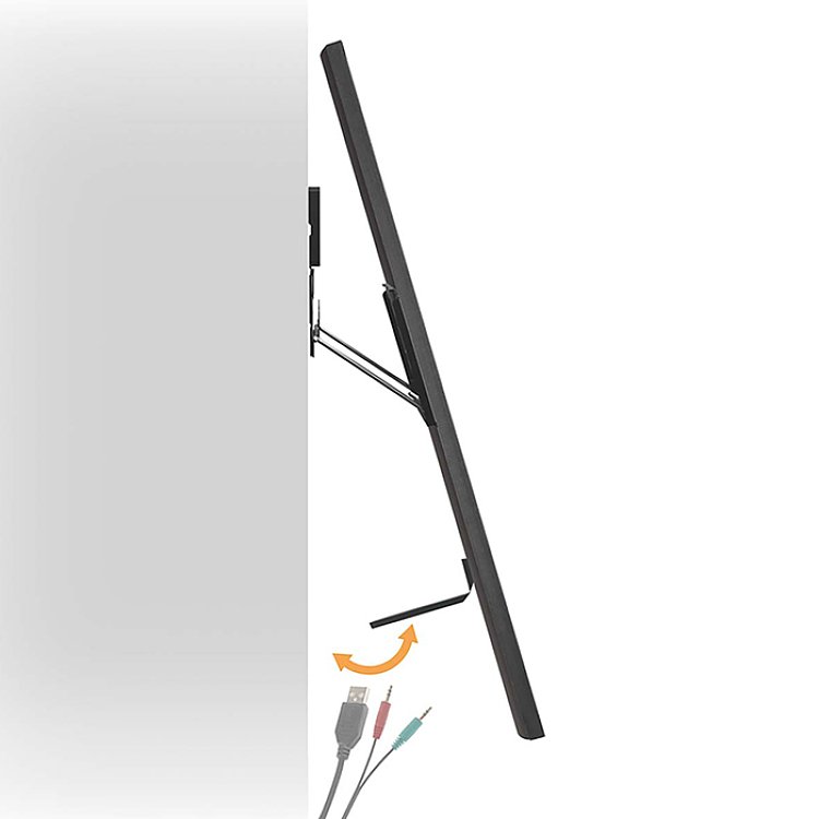 NEDIS TVWM5065BK Επιτοίχια Βάση Τηλεόρασης 43"-85" 233-2689