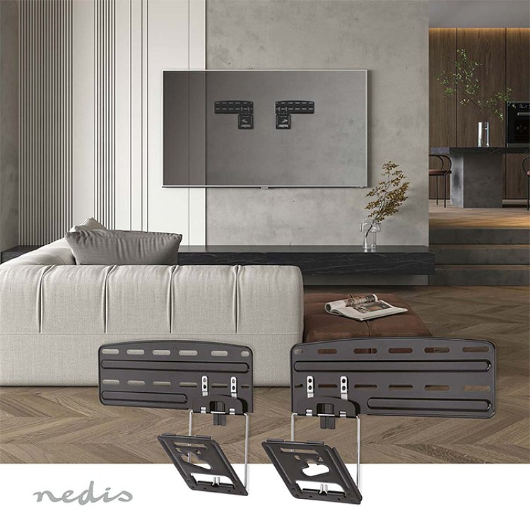 NEDIS TVWM5065BK Επιτοίχια Βάση Τηλεόρασης 43"-85" 233-2689