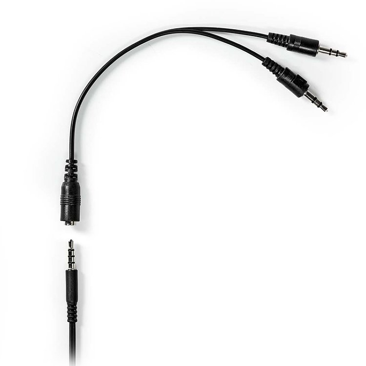 NEDIS CHST210BK Στερεοφωνικό Over-Ear Headset 233-2702