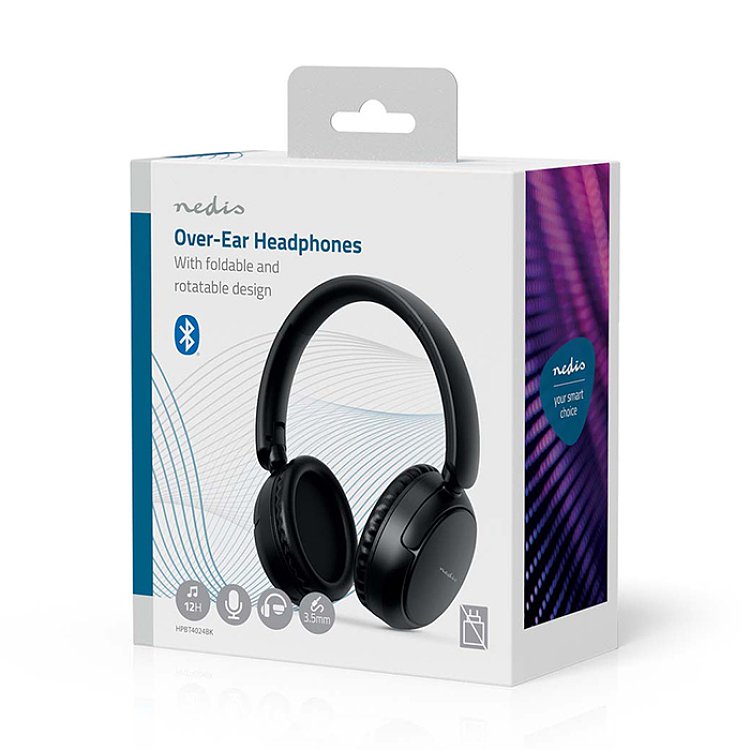NEDIS HPBT4024BK Ακουστικά Bluetooth Over-Ear 233-2752