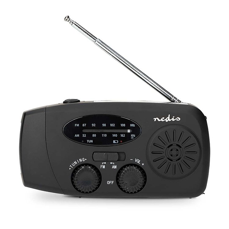 NEDIS RDFMCR2000BK Επαναφορτιζόμενο Ραδιόφωνο 233-2830