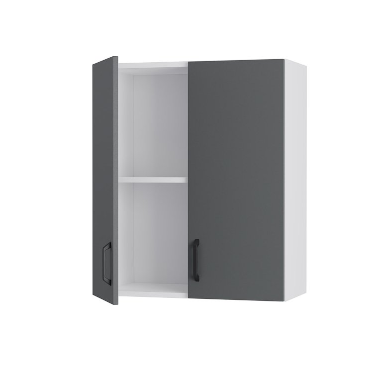 Modest Πάνω Ντουλάπι Ανθρακί 60x32x72εκ W6072M03