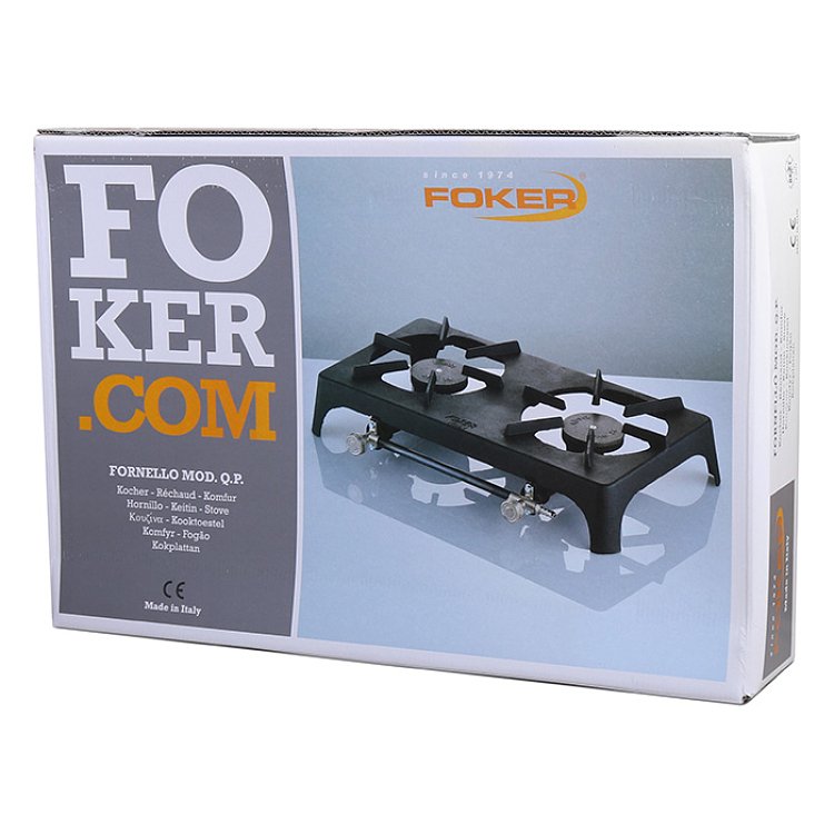 FOKER Q.P. Διπλή Εστία Υγραερίου 243-0002