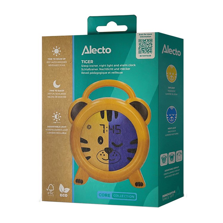 Παιδικό Ρολόι Εκπαίδευσης Ύπνου Alecto Tiger BC100 245-0025