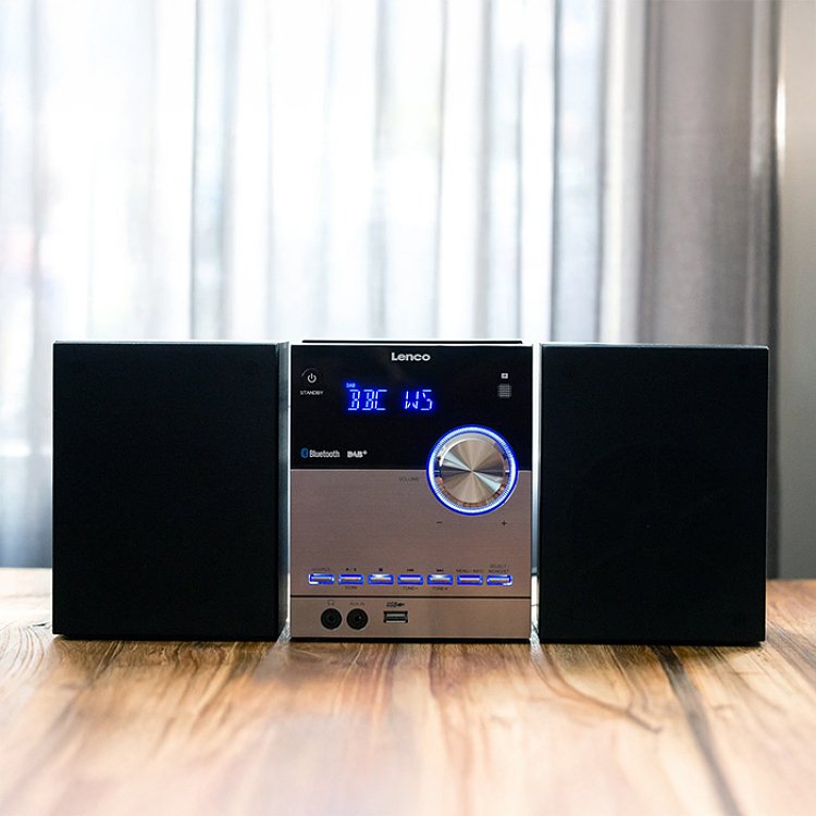 LENCO MC-150 Mini Hi-Fi με CD player, DAB+ FM ράδιο Bluetooth USB 20W 246-0012
