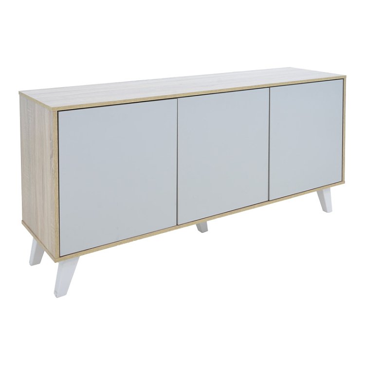 Μπουφές Billie pakoworld sonoma-γκρι 149x40x77εκ 248-000005