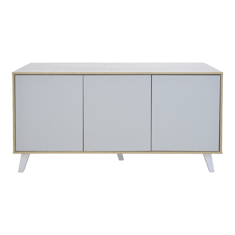 Μπουφές Billie pakoworld sonoma-γκρι 149x40x77εκ 248-000005