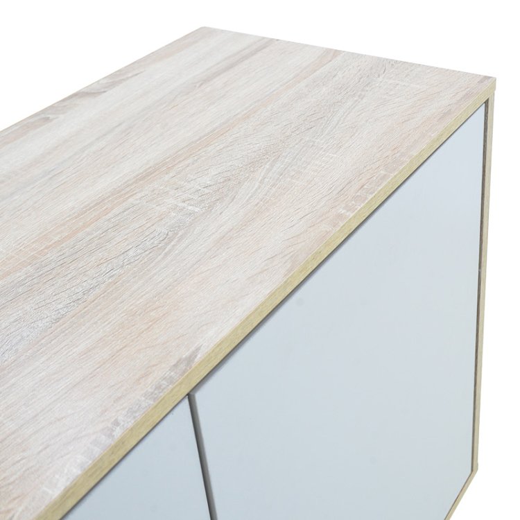 Μπουφές Billie pakoworld sonoma-γκρι 149x40x77εκ 248-000005