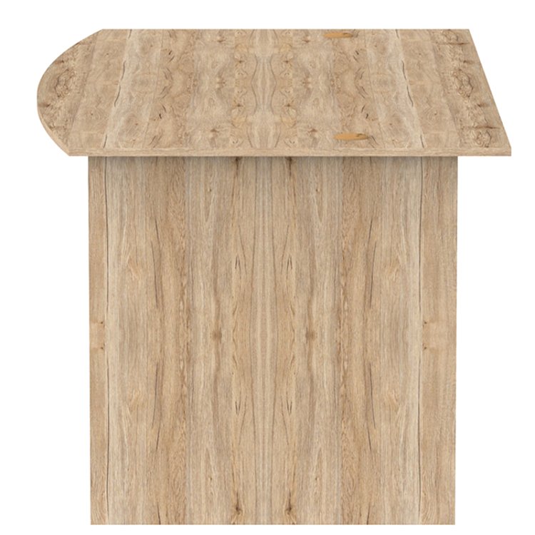 Γραφείο εργασίας Anze pakoworld φυσικό μελαμίνης 180x93.5x75εκ 248-000014