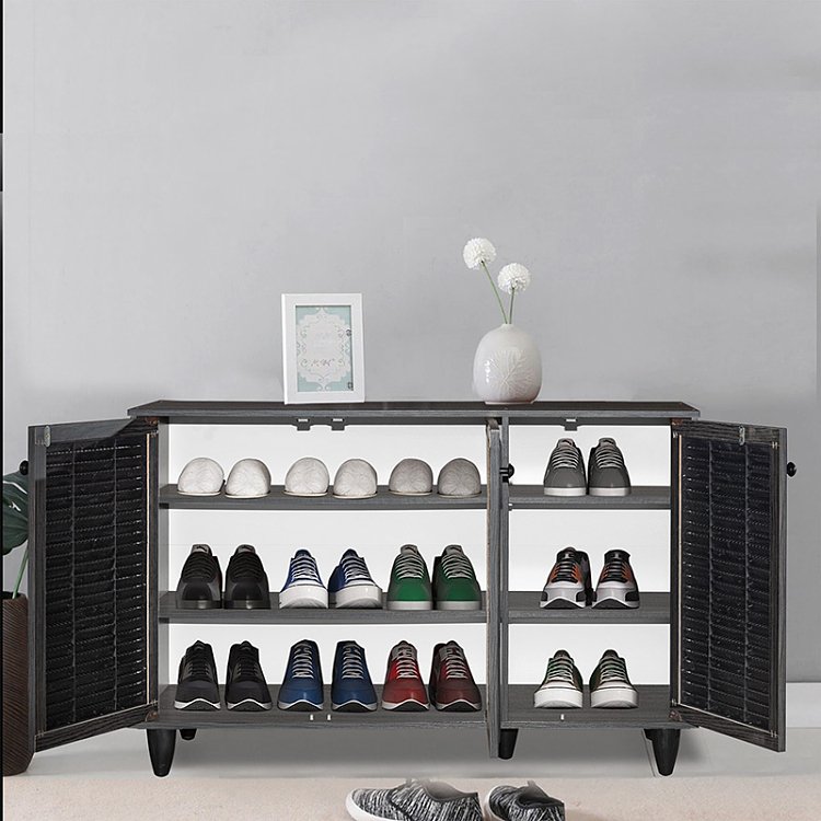 Παπουτσοθήκη-ντουλάπι Ronan pakoworld χρώμα wenge 105x35x66εκ 249-000006