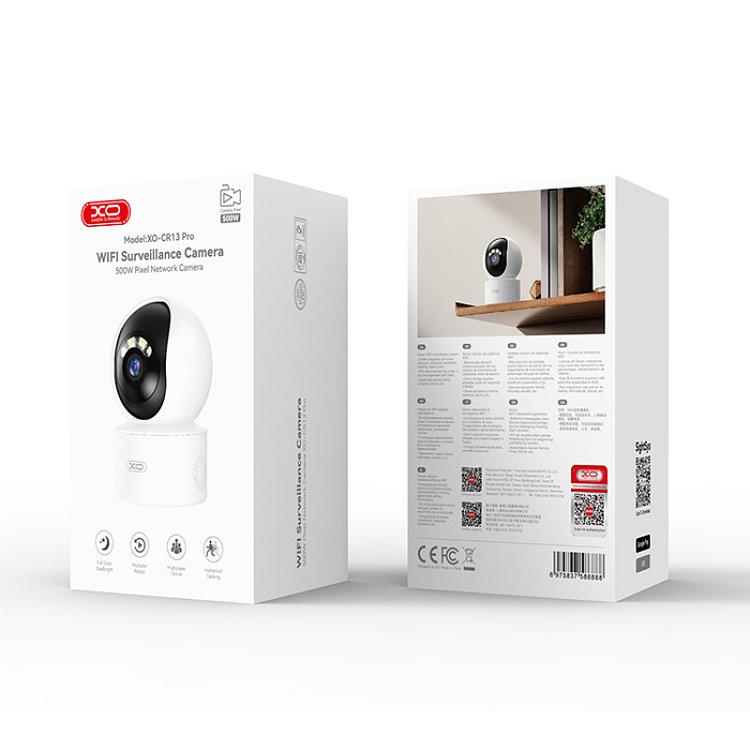 XO CR13 PRO Wi-Fi Κάμερα Εσωτερικού Χώρου 5ΜΡ pan/tilt 249-0226