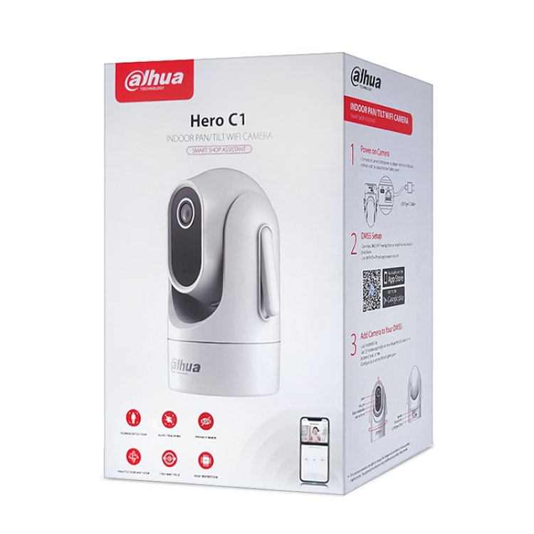 DAHUA H4C Κάμερα Εσωτερικού Χώρου Wi-Fi 4MP Pan/Tilt 252-0006