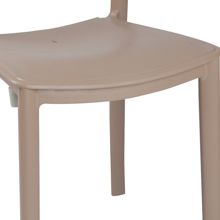 Τραπεζαρία Icon-Ignite pakoworld σετ 3τεμ PP σε cappuccino απόχρωση 253-000095