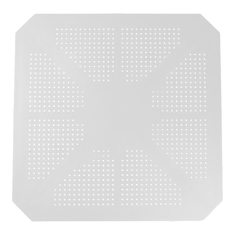 Τραπέζι Icon pakoworld PP σε λευκή απόχρωση 80x80x74.5εκ 253-000118