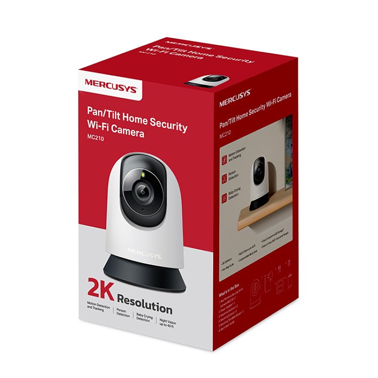 MERCUSYS MC210 Κάμερα Εσωτερικού Χώρου Wi-Fi 2Κ 3MP 253-0028