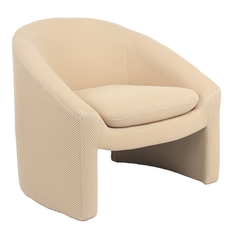 Πολυθρόνα Mordak pakoworld μπεζ ύφασμα 82x72x74εκ 255-000068