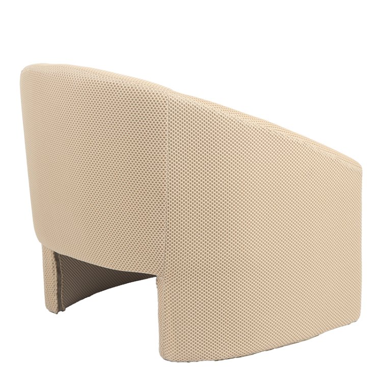 Πολυθρόνα Mordak pakoworld μπεζ ύφασμα 82x72x74εκ 255-000068