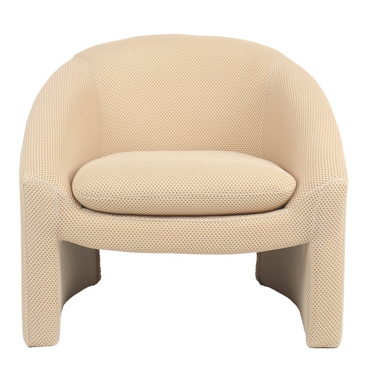 Πολυθρόνα Mordak pakoworld μπεζ ύφασμα 82x72x74εκ 255-000068