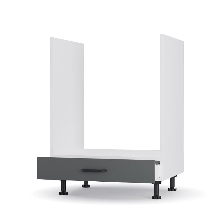 Modest Κάτω Ντουλάπι Φούρνου Ανθρακί 60x48x82cm LG6082M03