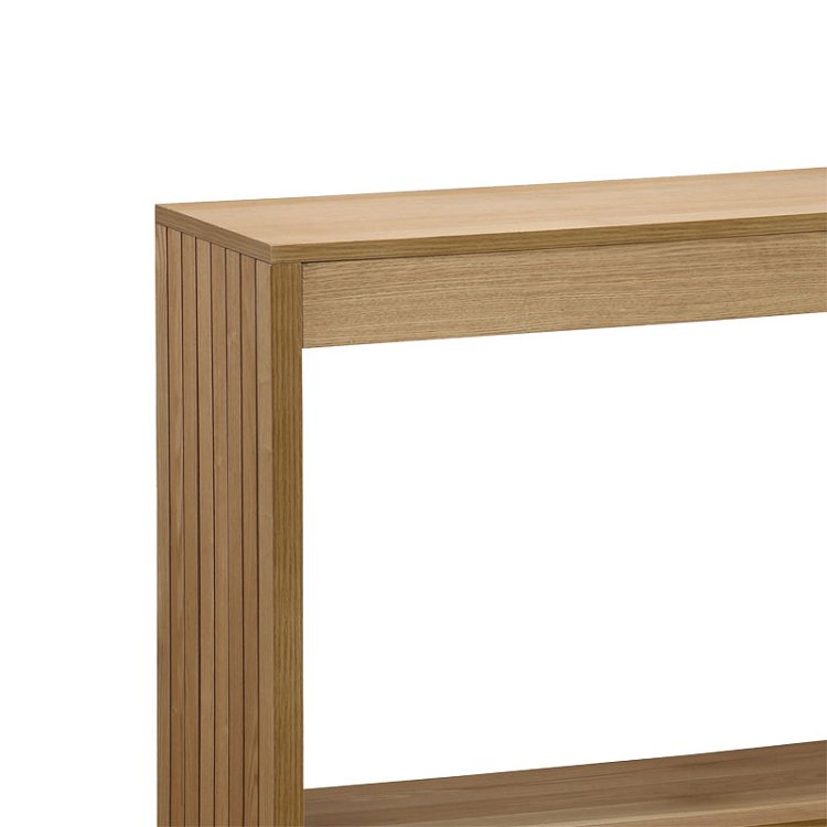 Κονσόλα Focused pakoworld MDF φυσικό 120x35x74εκ 260-000003