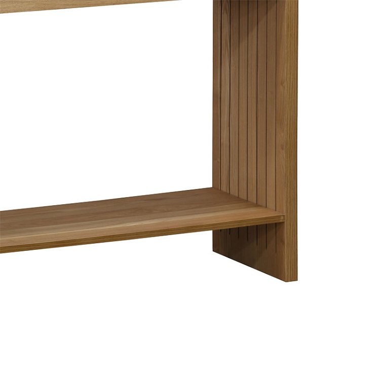 Κονσόλα Focused pakoworld MDF φυσικό 120x35x74εκ 260-000003