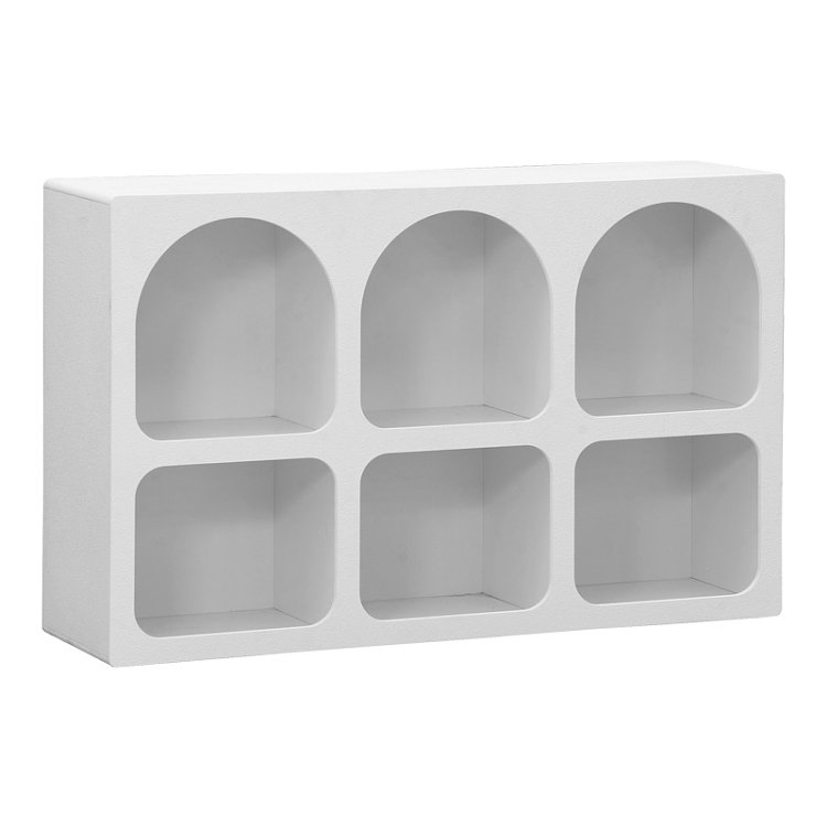 Μπουφές Emersi pakoworld με ράφια mdf σε λευκή απόχρωση 120x35x76εκ 260-000040