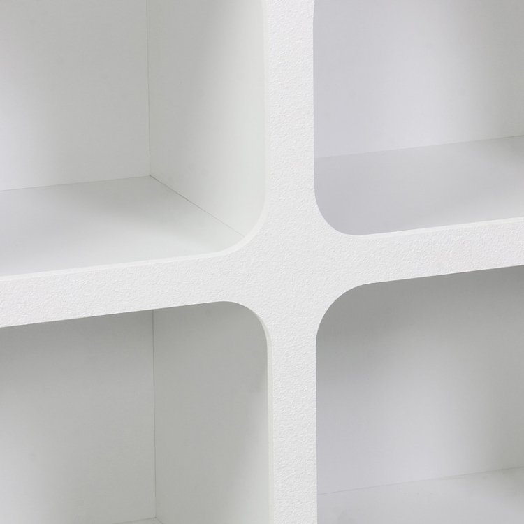 Μπουφές Emersi pakoworld με ράφια mdf σε λευκή απόχρωση 120x35x76εκ 260-000040