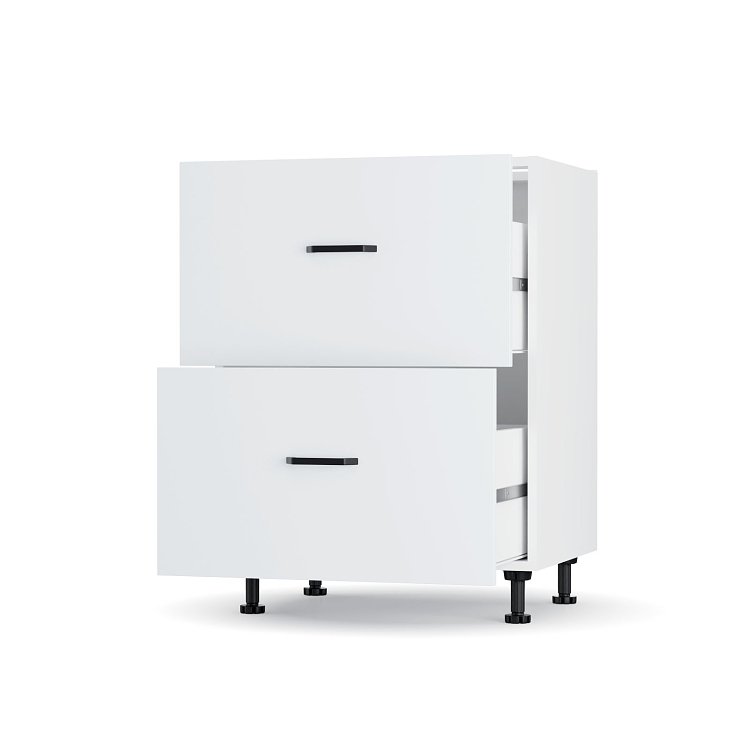 Modest Κάτω Ντουλάπι Συρταριέρα Λευκό 60x48x82 εκ LD1160M02