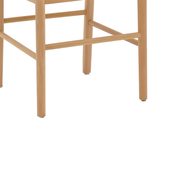 Καρέκλα Alessia pakoworld ξύλο οξιάς-rattan φυσικό 43x44x89εκ 263-000010