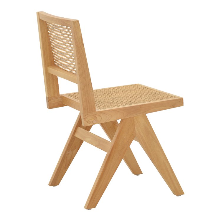 Καρέκλα Winslow pakoworld φυσικό rubberwood 45x56x82εκ 263-000023