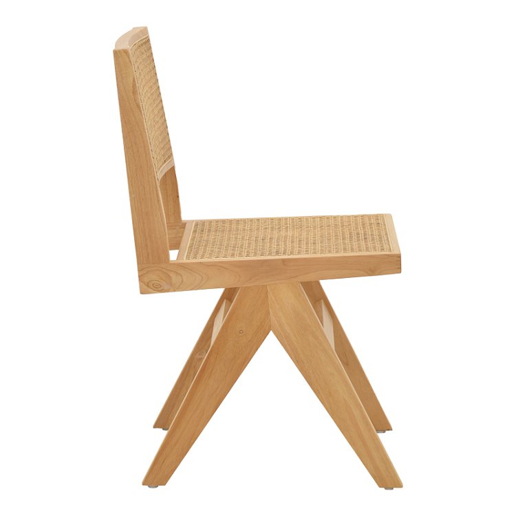 Καρέκλα Winslow pakoworld φυσικό rubberwood 45x56x82εκ 263-000023