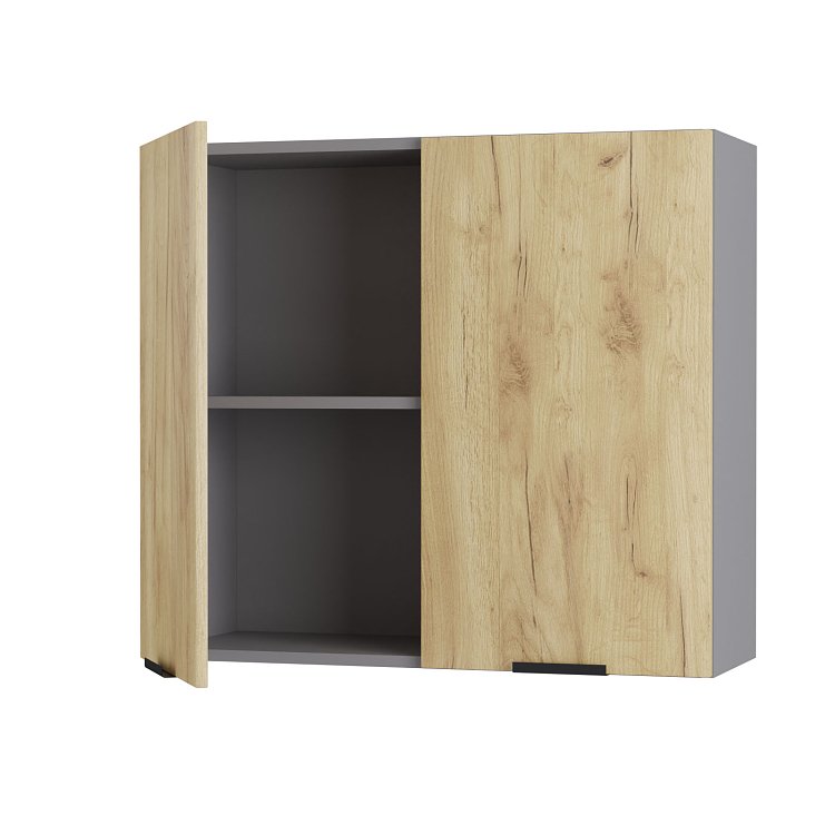 Craft Πάνω Ντουλάπι Χρυσό Δρυς 80x32x72cm W8072C04