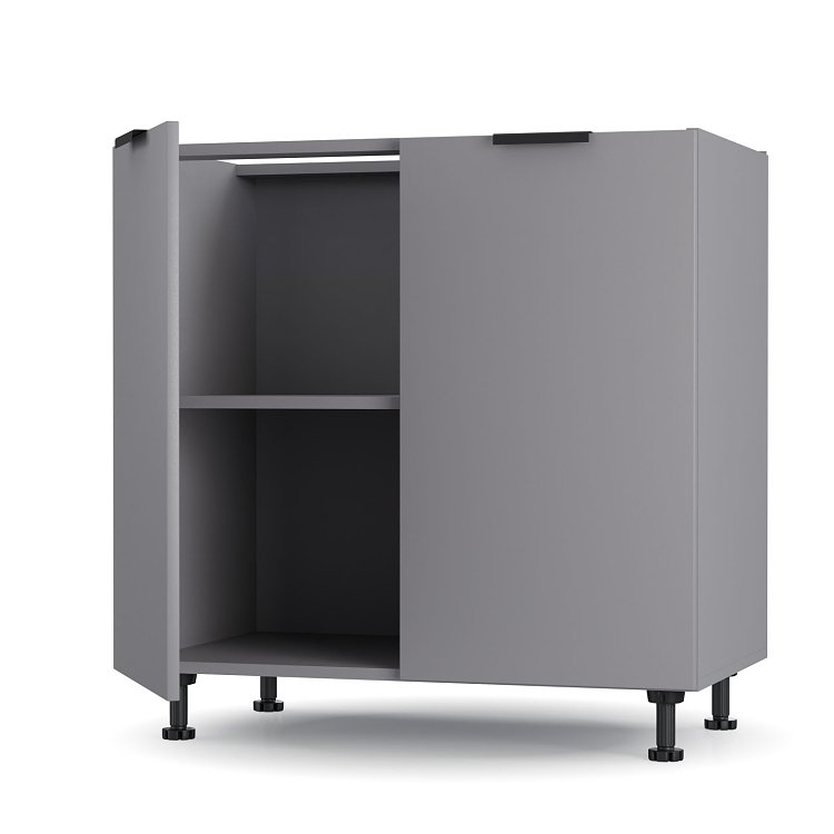 Craft Κάτω Ντουλάπι Γραφίτη 80x48x82cm L8082C01