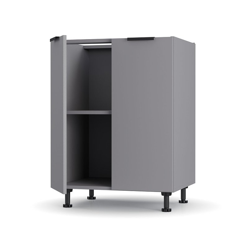 Craft Κάτω Ντουλάπι Γραφίτη 60x48x82cm L6082C01