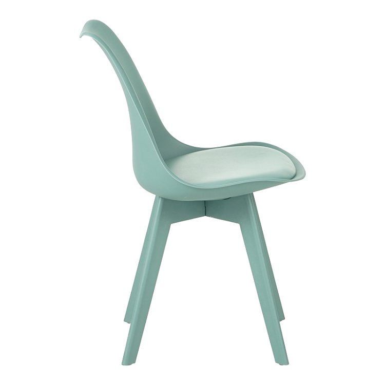 Καρέκλα Gaston I pakoworld PP-PU σε μέντα απόχρωση 48.5x53.5x81.5εκ 271-000039