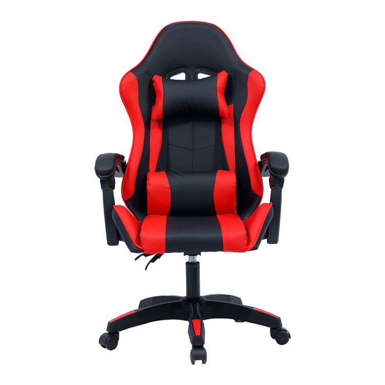 Καρέκλα γραφείου gaming William pakoworld PU μαύρο-κόκκινο 275-000012