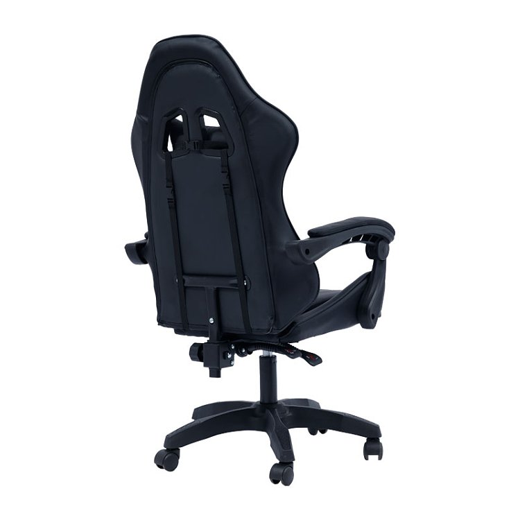 Καρέκλα γραφείου gaming William pakoworld PU μαύρο 275-000013