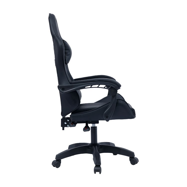 Καρέκλα γραφείου gaming William pakoworld PU μαύρο 275-000013