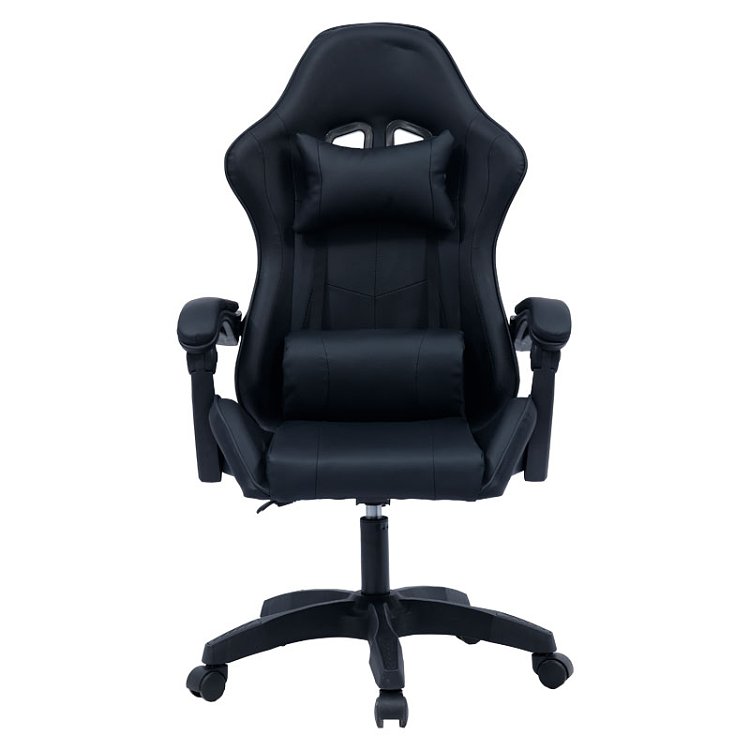 Καρέκλα γραφείου gaming William pakoworld PU μαύρο 275-000013