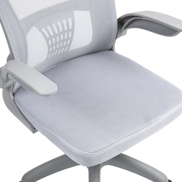Καρέκλα γραφείου εργασίας Annalise pakoworld mesh γκρι 57x53x100εκ 275-000017