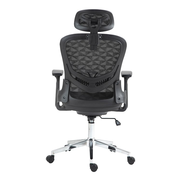 Καρέκλα γραφείου εργασίας Mergi pakoworld μαύρο mesh 62x63x120εκ 275-000019