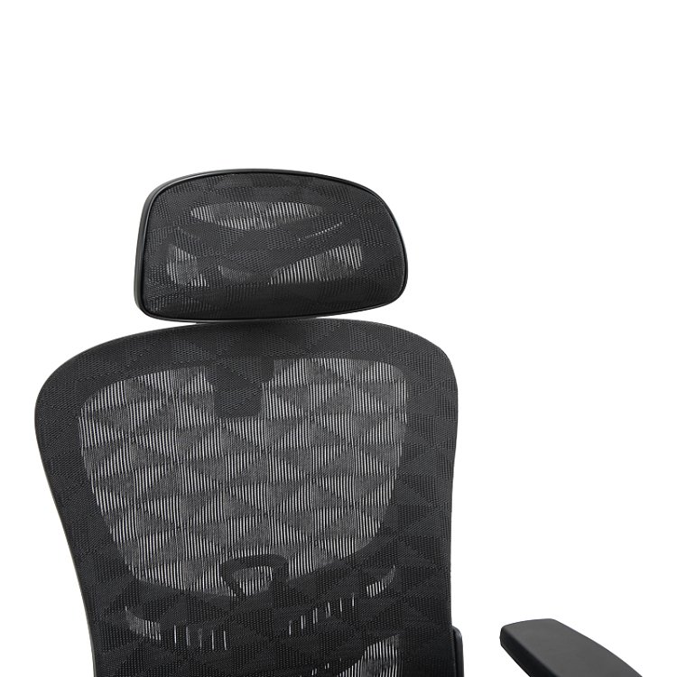 Καρέκλα γραφείου εργασίας Mergi pakoworld μαύρο mesh 62x63x120εκ 275-000019