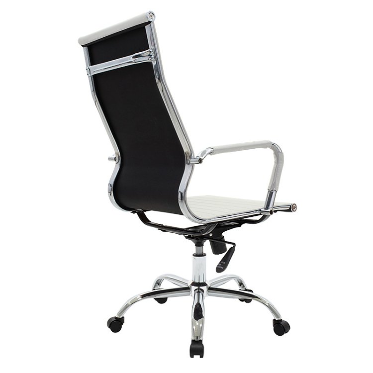 Καρέκλα γραφείου διευθυντή Valter pakoworld λευκό pu 55.5x58x108εκ 277-000002