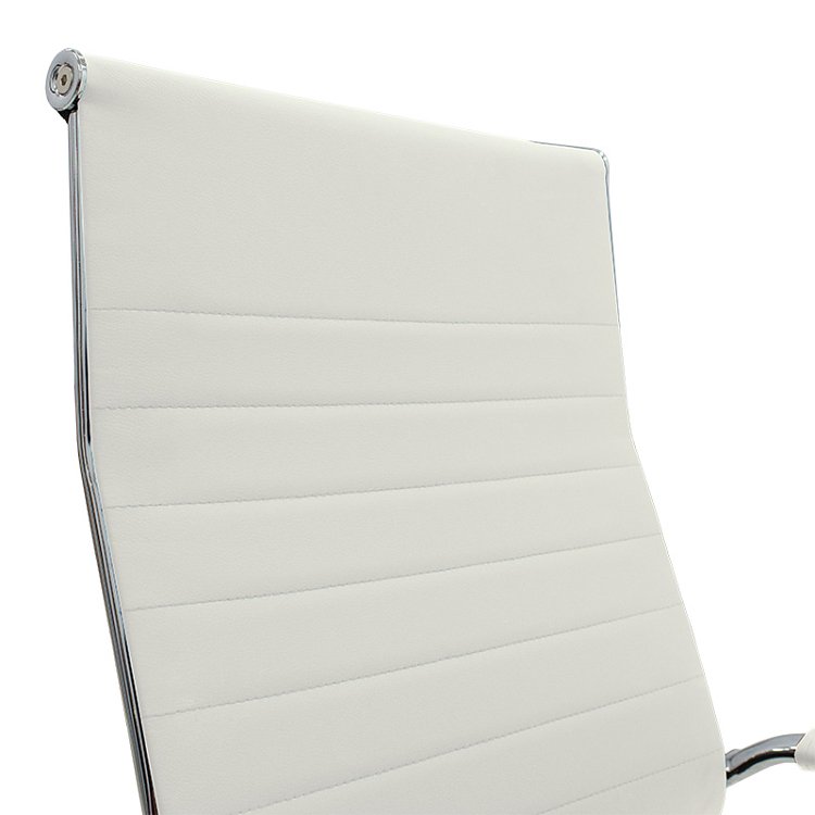 Καρέκλα γραφείου διευθυντή Valter pakoworld λευκό pu 55.5x58x108εκ 277-000002
