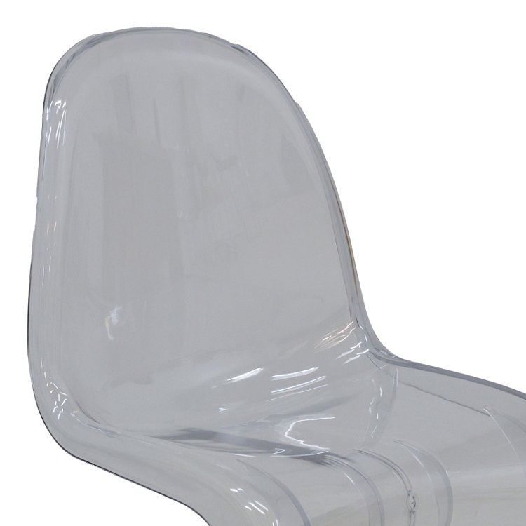 Καρέκλα Xyofa pakoworld PC διάφανο 42x45x85εκ 292-000018